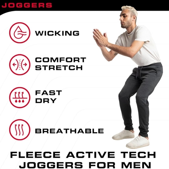 Fleece Jogger Mens Sweatpant - Picture 5 of 5